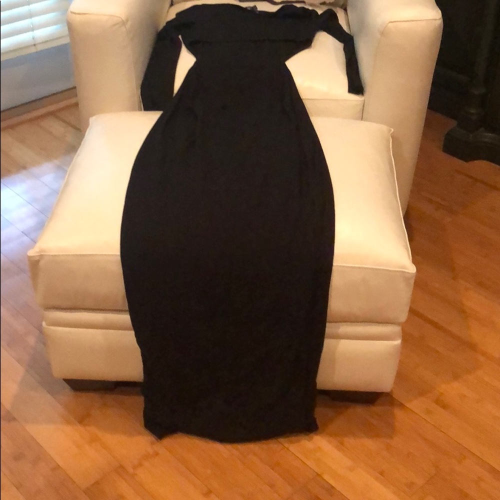 Express black maxi dress